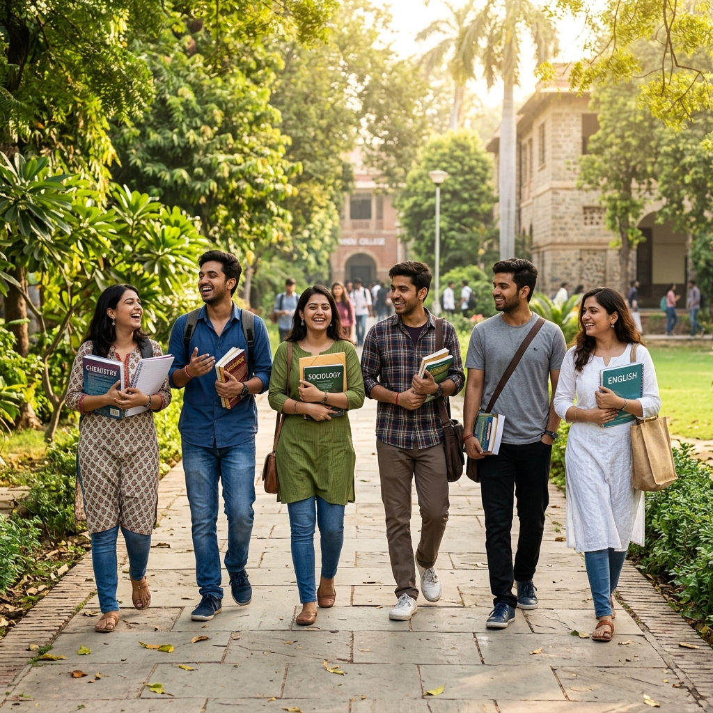 DKMV Happy College Students
